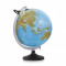 Glob geografic in relief Uranio iluminat 30 cm