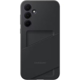 Husa telefon Samsung pentru Galaxy A35 5G, Card Slot Case, Negru