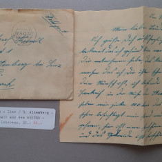 Scrisoare militara circulata, perioada nazista, anul 1942 - B 4326