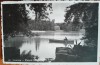 Carte postala, Craiova, lacul din parcul Romanescu, 1942