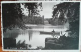 Carte postala, Craiova, lacul din parcul Romanescu, 1942