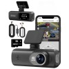 Camera de bord DVR V22 QOVU&reg; Single 4K Fata, Modul GPS, Card 32GB si Kit parcare incluse, Senzor coliziune, Camp vizual ultra larg 170&deg;, Vedere noctur