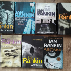 Ian Rankin - 7 romane politiste, in limba engleza, hardcover