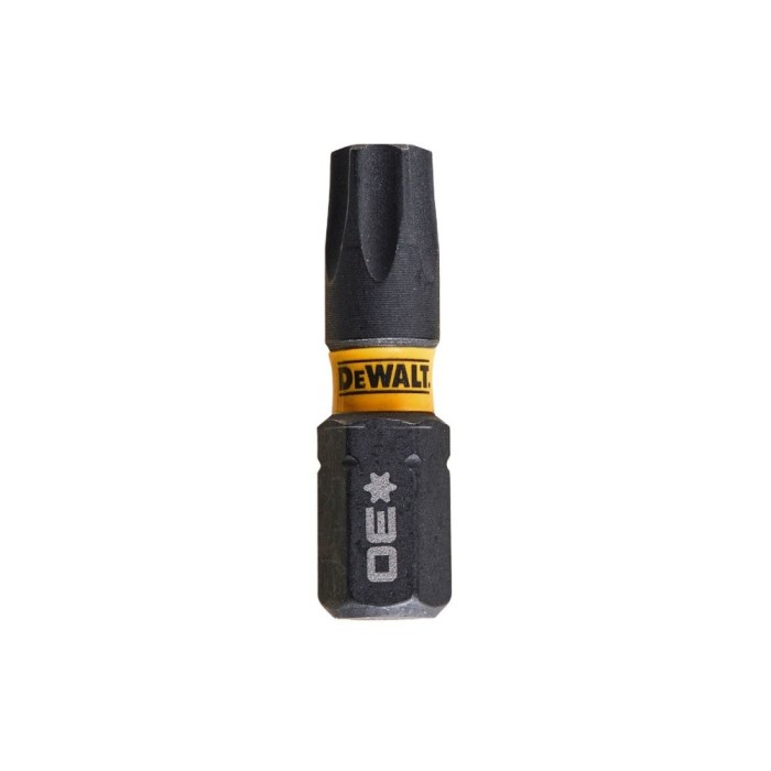 Set 5 biti pentru insurubare de impact, DeWalt Flextorq DT7384T-QZ, profil Torx, T30, 25 mm