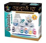Cumpara ieftin Set de pictat Cescute din cermica+vopsea, 12 culori