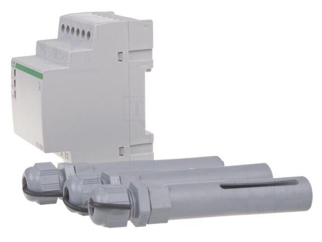 Releu monitorizare nivel lichid conducător F&amp;F 230V pentru șină DIN