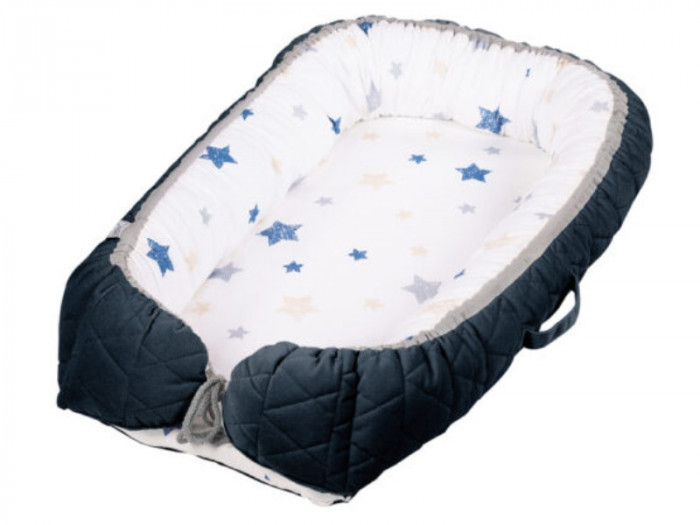 Baby Nest Klups Albastru Marin V105