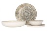 Rinart Set de vesela - Aztec - 24 bucăți - 6 persoane - Porţelan