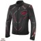 Geaca (jacheta) barbati pentru scuter - motocicleta Racing/Roadster Ixon vara model Demoniak MS culoare: negru/rosu Negru/rosu S