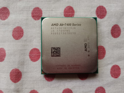 Procesor AMD Kaveri, A6-7400K Black Edition 3.5GHz soket FM2+. foto