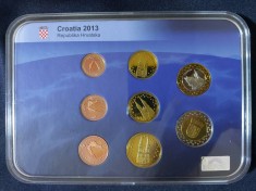 Set Euro - Probe - Croația 2013, 8 monede