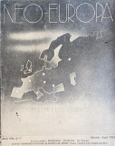 NEO-EUROPA,REVISTA SOCIAL-ECONOMICA perREGALISTA ANUL I (6-7/1942)EXCELENTA S.