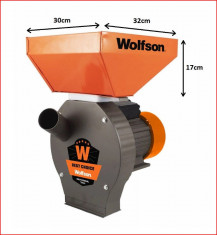 WOLFSON - MOARA PENTRU CEREALE SI STIULETI DE PORUMB MCR-1- 2700W PowerTool TopQuality foto