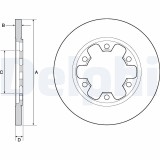 DELPHI BG4680C Disc frana