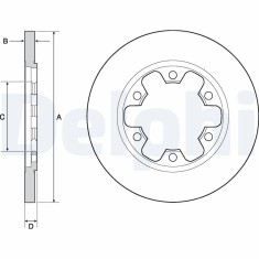 DELPHI BG4680C Disc frana