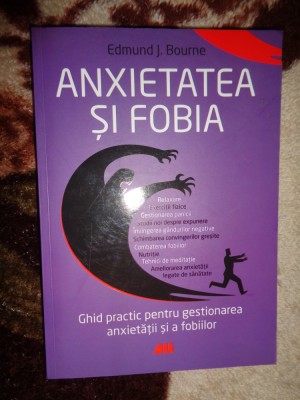 Anxietatea si fobia - Edmund Bourne (Nu trimit prin curierat ) foto