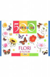 500 Stickere - Flori si fluturi