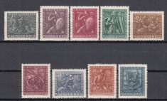 UNGARIA 1943 TIMBRU DE AJUTOR FUNDATIA RANITILOR DE RAZBOI SERIE MNH