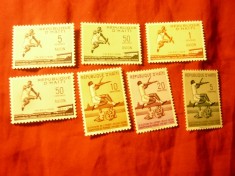 Serie Haiti 1958 - Sportivi Olimpici Nationali , 7 valori foto