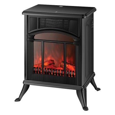 Semineu electric Zilan, 2 trepte de putere 1900 W, element de incalzire PTC, afisaj realistic foto