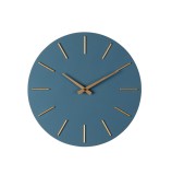 Cumpara ieftin Ceas perete albastru auriu Timeline &Oslash;40x5h