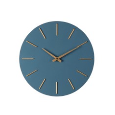 Ceas perete albastru auriu Timeline &Oslash;40x5h