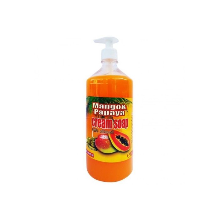 Sapun lichid cremos Cloret Mango&amp;Papaya, 1000ml