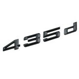 Emblema 435d spate portbagaj BMW, negru