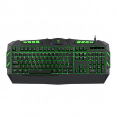 Tastatura Gaming T-Dagger Torpedo Iluminare 3 culori Negru foto