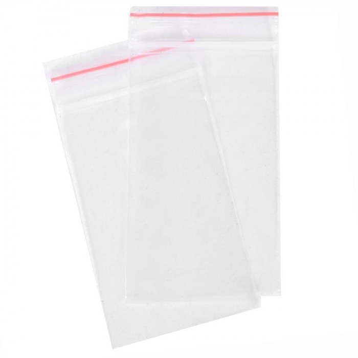 Pungi, Zola&reg;, din plastic cu inchidere practica - 80 buc - 4 x 6.5 cm