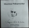 FILARMONICA DIN MUNCHEN/DIRIJOR SERGIU CELIBIDACHE: PROGRAM CONCERTE ROMANIA1990