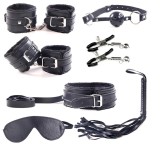 Set BDSM 7 Piese Obey Me!, Negru, Guilty Toys