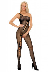 LIV10-1 Bodystocking sexy cu model pe un umar foto