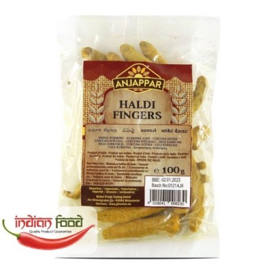 Anjappar Haldi Turmeric Whole (Curcuma Radacina) 100g foto