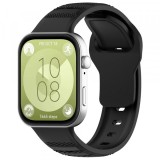 Curea Techsuit W050 pentru Huawei Watch Fit 4 Pro / Watch Fit 4 / Watch Fit 3, Neagra