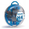 Set Becuri Rezerva Philips H4 12V 60/55W P43t + Becuri Semnalizare + Sigurante Essential Box 55718EBKM