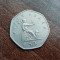 M3 C50 - Moneda foarte veche - Anglia - fifty pence - 1997