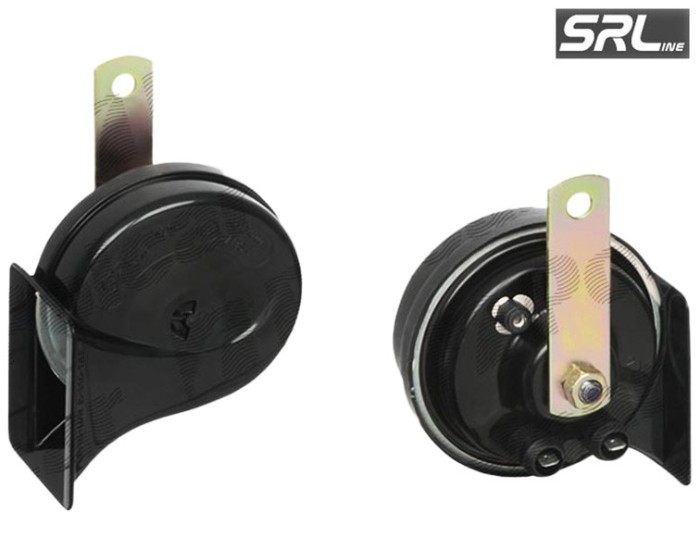 Claxon auto SRLine 12V/420Hz , conectori 2x(6,3-0,8) , tip goarna , 1 buc. Claxon auto SRLine 12V/420Hz , conectori 2x(6,3-0,8) , tip goarna , 1 buc.