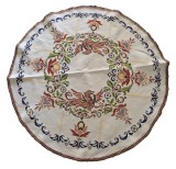 FATA DE MASA VINTAGE CIRCULARĂ DIN BUMBAC GROS, MODEL GRIFONI