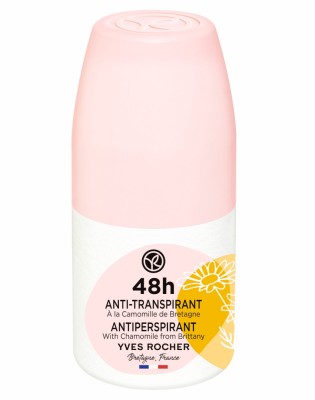 Antiperspirant roll-on 48H cu Mușețel (Yves Rocher) foto