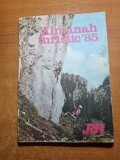 Almanah turistic -din anul 1985-slanic,predeal,tihuta,sinaia,vatra dornei,tusnad