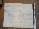 LOT DOUA DOCUMENTE &#039;&#039;DEPARTAMENTUL GUVERNATORULUI VIVIL AL TRANSNISTRIEI&#039;&#039;, 1943 * LOT DOUA DOCUMENTE, DIRECTIUNEA DRUMURILOR