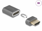 Adaptor magnetic HDMI-A 8K60Hz T-M, Delock 66684