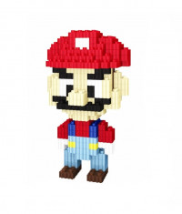 Set de constructii Nano Blocks Mario, Forma deformata 683 piese, XZ8122D foto