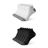 Set 12 perechi de sosete pentru barbati, SS035, Alb/Negru, marime universala