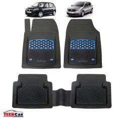 Covorase Auto Tip Tava TEAMCAR&reg; Compatibile Dacia Sandero, Blue