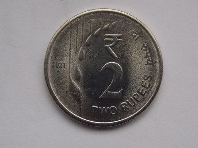 2 RUPEES 2021 INDIA-COMEMORATIVA foto