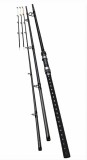 Lanseta feeder reglabila 3.3m/3.9m ebisu carbon putere aruncare 180g din 3 bucati+3 varfuri
