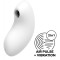 Stimulator Clitoris Vulva Lover 2 Air Pulse+Vibration USB Silicon Alb