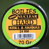 Boilies Claumar Fishmeal Nuclear Hard Krill-Ananas 24mm 70Gr